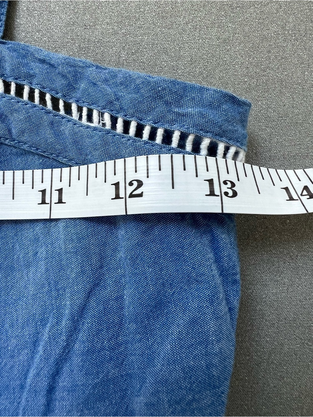 Cat & Jack | 100% Cotton Blue Sundress with White Waist Tie Size L (10-12) - Picture 13 of 15